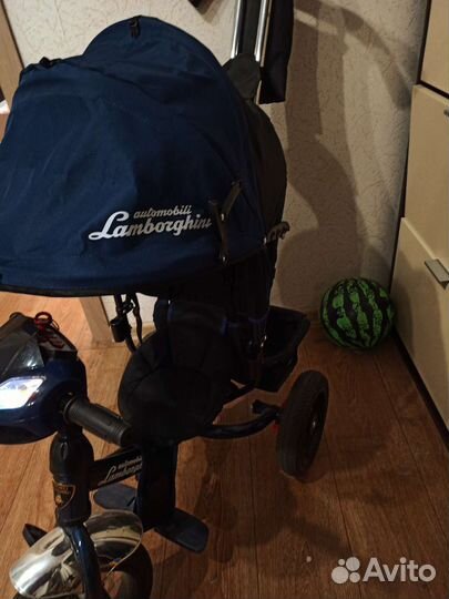 Детский трехколесный велосипед lamborghini