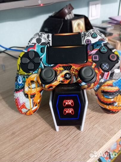 Геймпад и зарядка sony dualshock 4