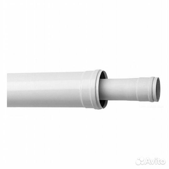 Удлинение коаксиальное полипропиленовое, диам. 11