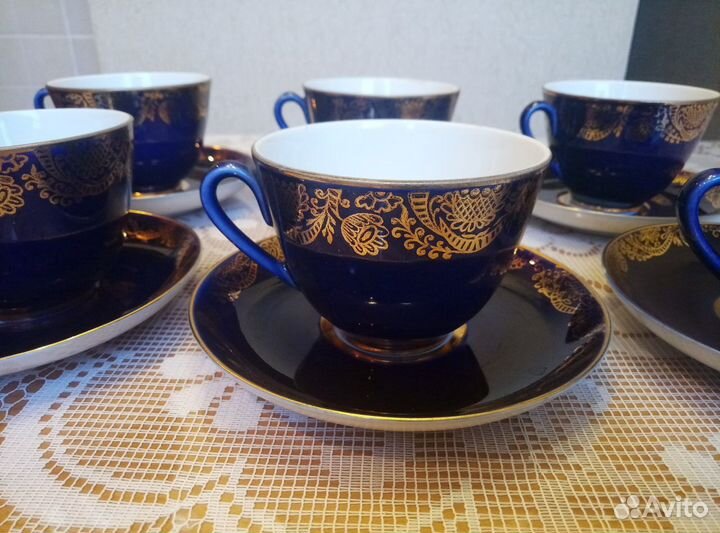 Чайные пары фарфор лфз СССР