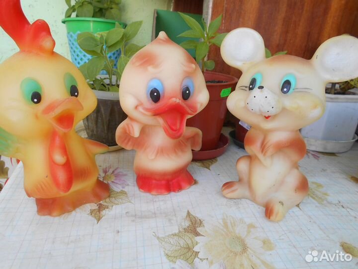 Резиновые игрушки СССР