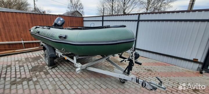 Лодка stingrey с мотором suzuki + лодочный прицеп