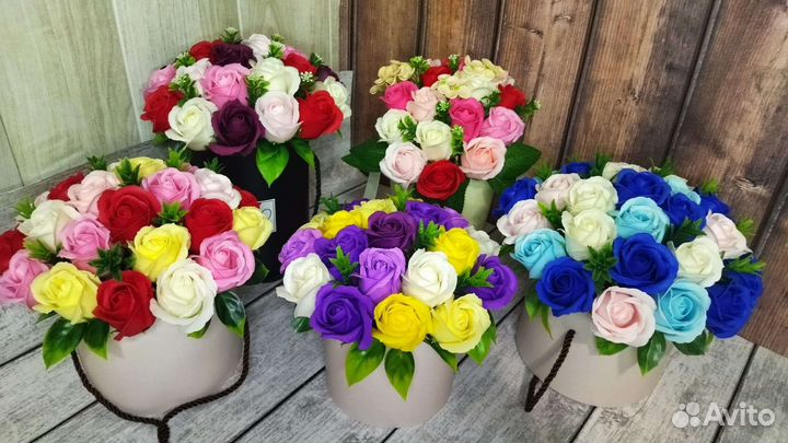 Мыльные букеты