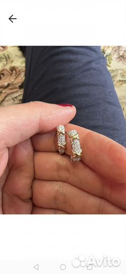 Серьги серебро 925