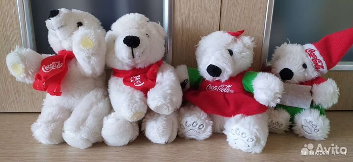 Coca cola мишки, 4шт