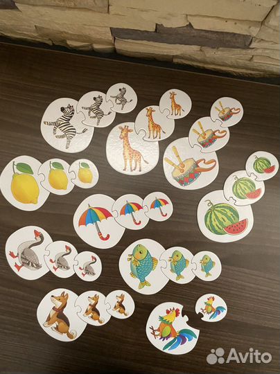 IQ пазлы для детей 2+