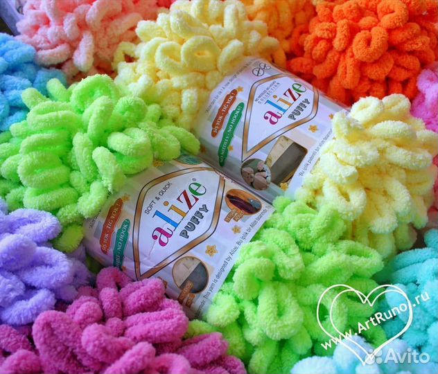 Пряжа Ализе Пуффи (Alize Puffy)