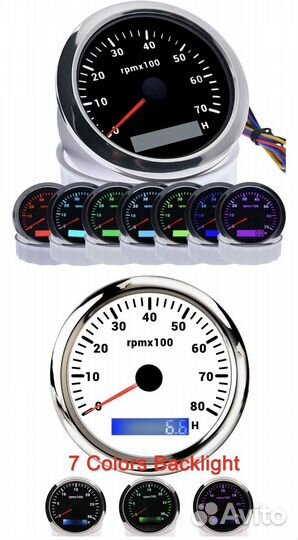 Тахометр лодка, катер, яхта