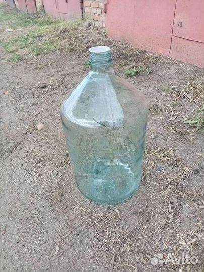 Стеклянный бутыль 20литров