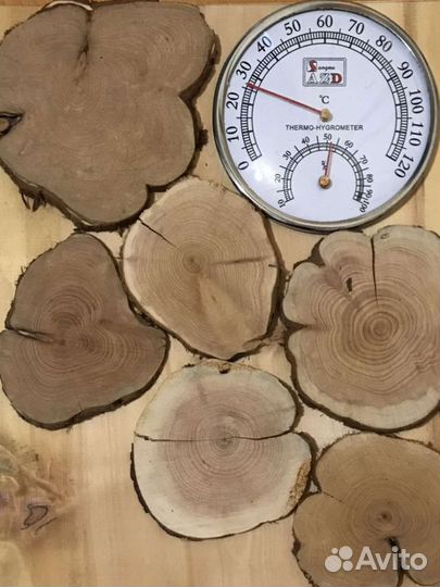 Термометр-Гигрометр для бани, сауны-12,5см