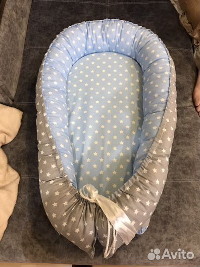 Кокон для новорожденных гнездышко