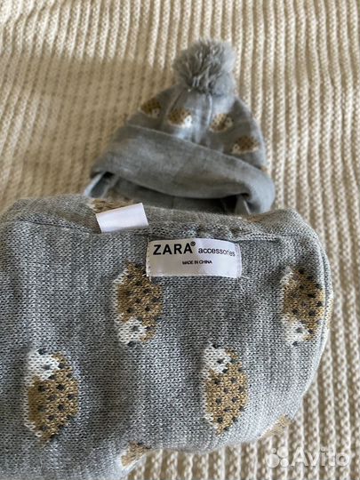 Шапка и снуд шарф zara