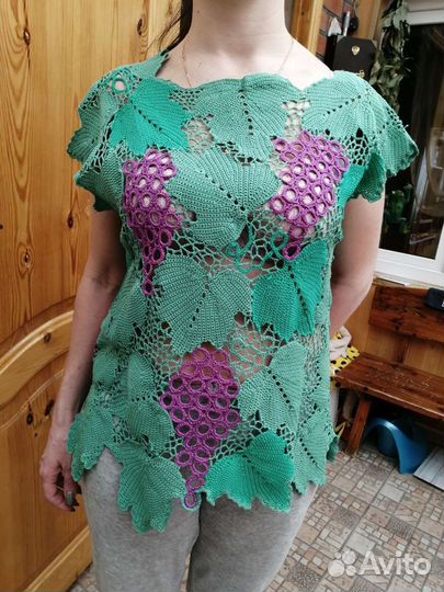 Кофта ручной вязки