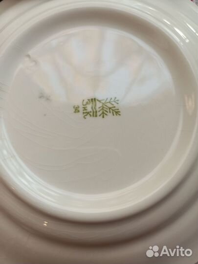Тарелки зик конаково СССР старый замок