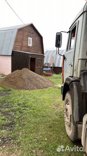 Щебень, пгс, чернозём, грунт