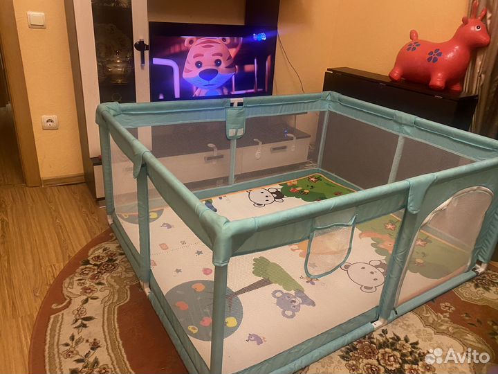 Манеж игровой детский напольный для малыша