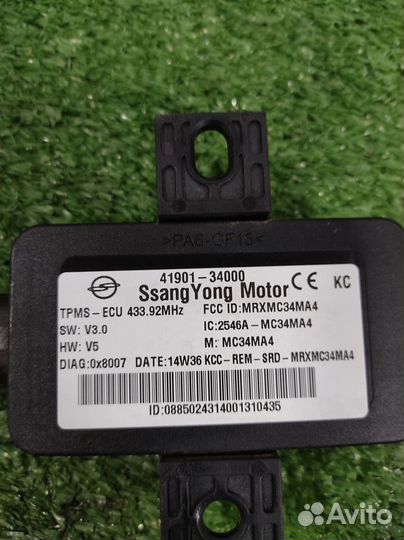 Датчик давления колеса Ssangyong Actyon NEW (CK)