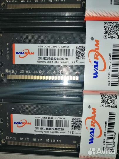 Ddr3(8+8) цена за 16гб,новые,для пк и ноутбука