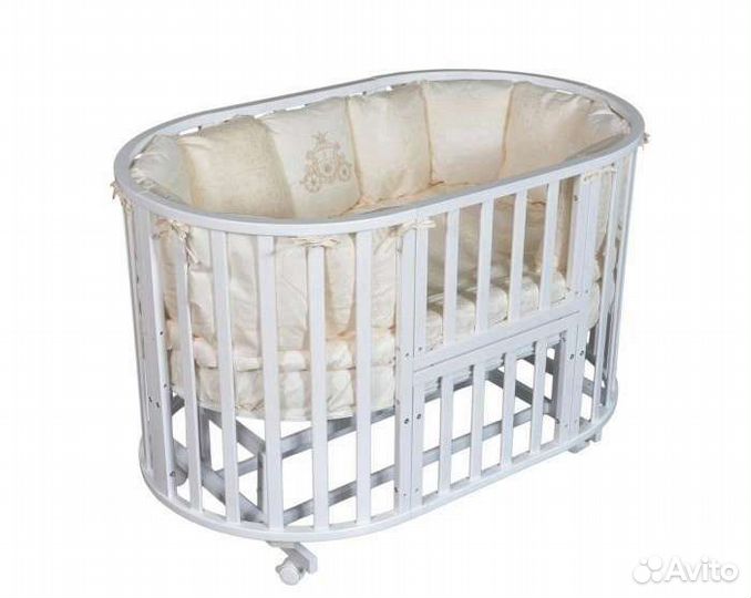 Кровать для новорожденных круглая новая