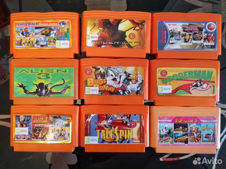 Игры для Dendy, новые картриджи, все хиты. Гаранти