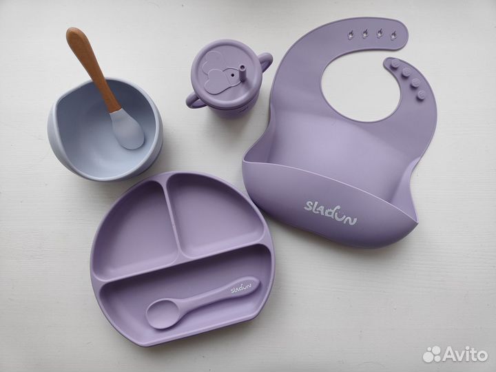 Силиконовая посуда для малышей