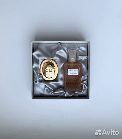 Christian dior miss dior набор брошь винтаж