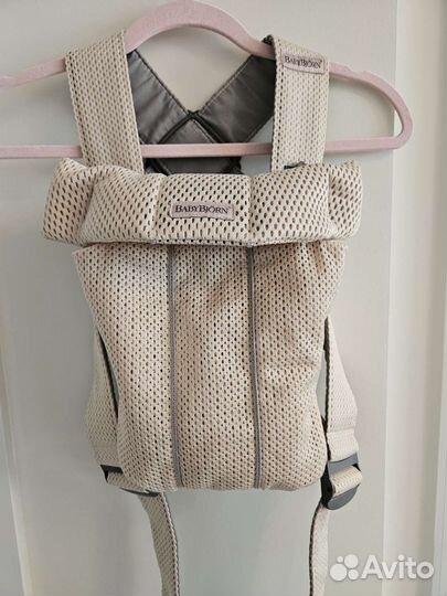 Рюкзак переноска Babybjorn Mini Air Mesh жемч.роз