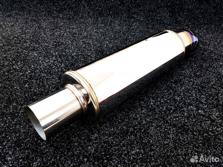 Бочка JS Racing style 63 - 76 глушитель прямоточны