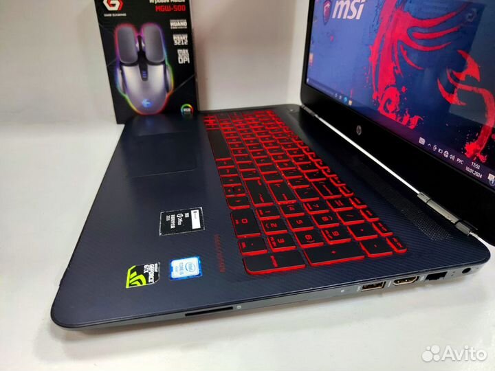 Мощный игровой HP omen i5,16gb,ips (гарантия)