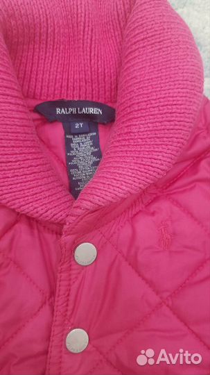 Куртка Ralph lauren 2-3 г. оригинал