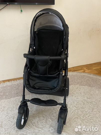Коляска 2 в 1 эко кожа