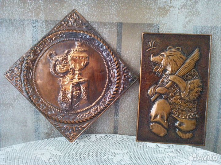 Медные чеканки ссср, литографии Европа