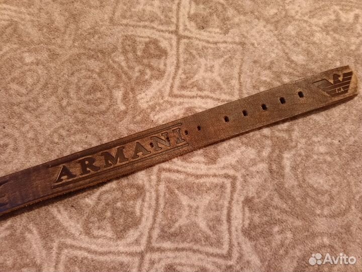 Ремень кожаный ширина 4.3см