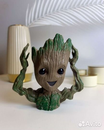 Подарок. Цветочный горшок грут