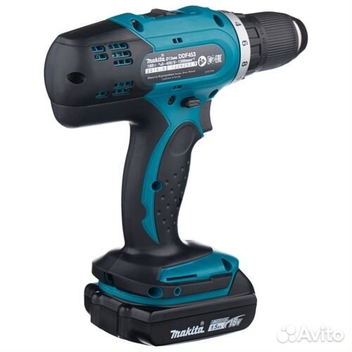 Дрель-шуруповерт аккумуляторная Makita DDF453SYE L