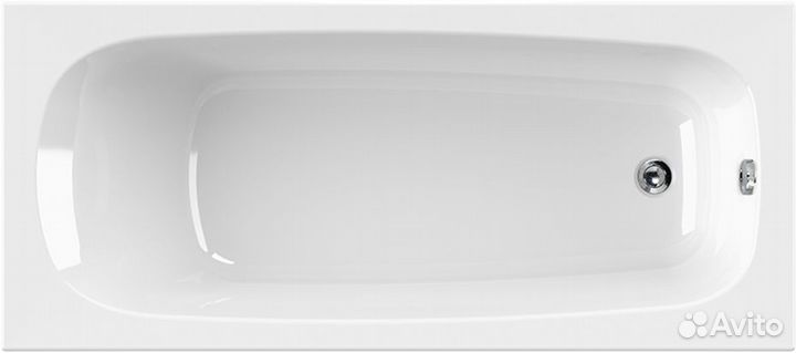 Акриловая ванна Cezares Eco 180x80 см, с ножками