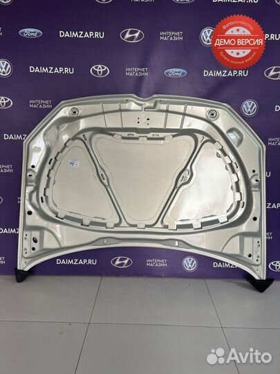 Капот Volkswagen Polo (11-14) / серебристо желтый