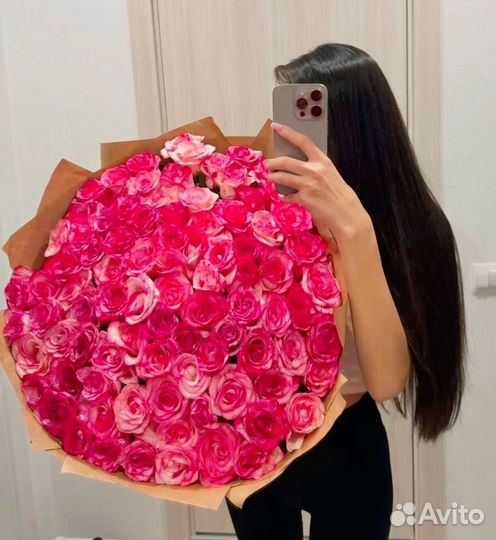 Букеты 51,101 роза