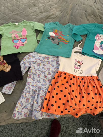 Вещи пакетом для девочки 98 104