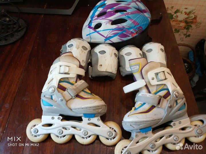 Детские ролики р 26-31 и защита отпадения