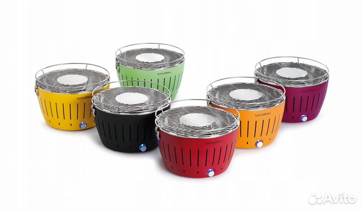 Угольный гриль LotusGrill L «Оранжевый мандарин»