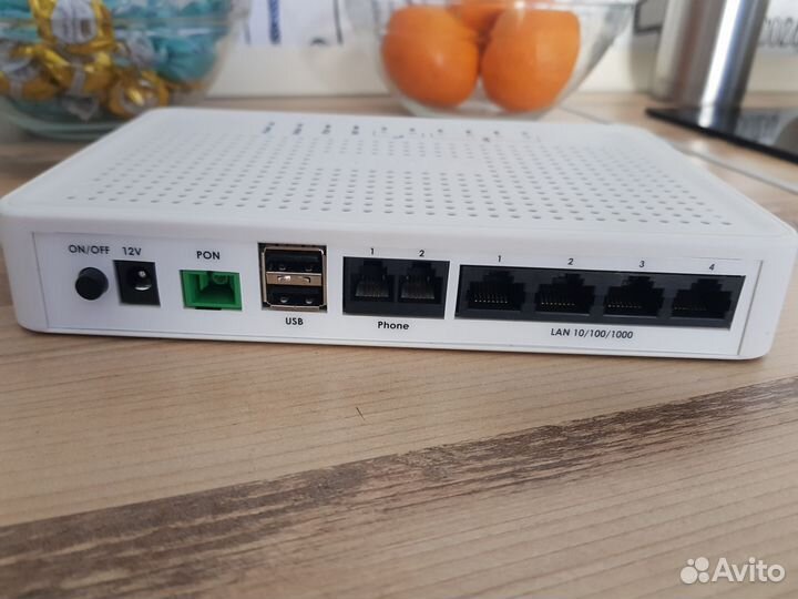 Оптический интернет терминал, роутер