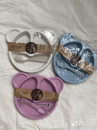 Набор детской посуды новый
