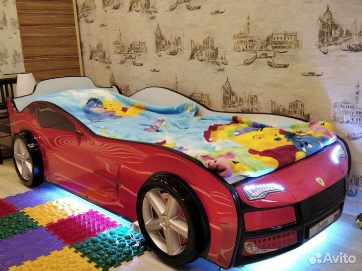 Кровать машинка детская