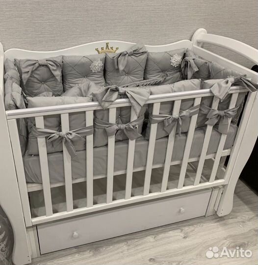 Бортики в кроватку, конверт для выписки