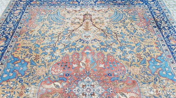 Иранский ковер 300 на 410 XIX век