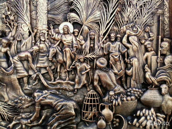 Панно из массива 