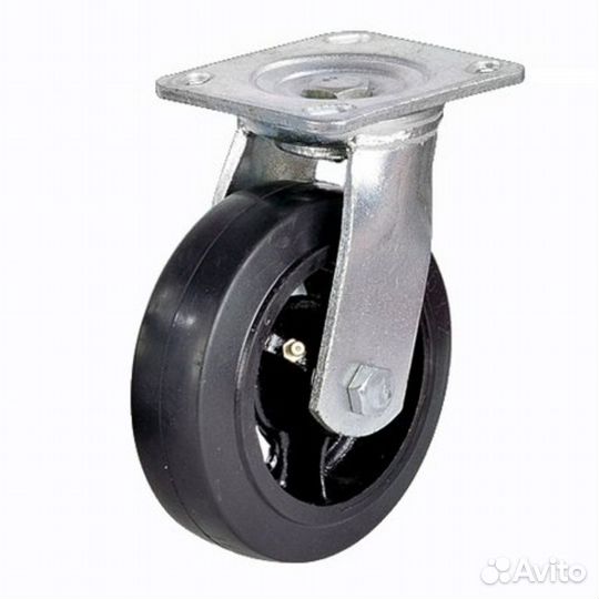 Колесо для тележки d100мм нагр.150кг поворотное чу
