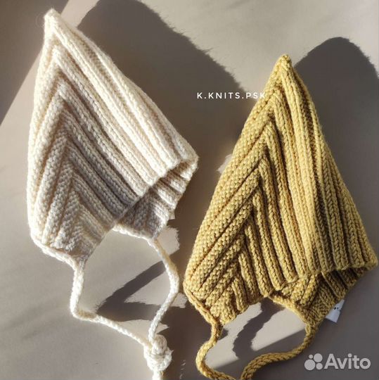 Вязаная шапочка эльф детская с острой макушкой