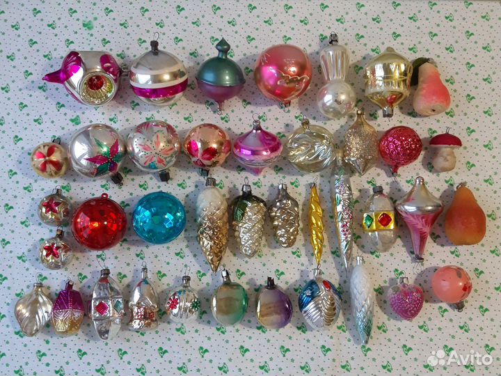 Елочные игрушки СССР